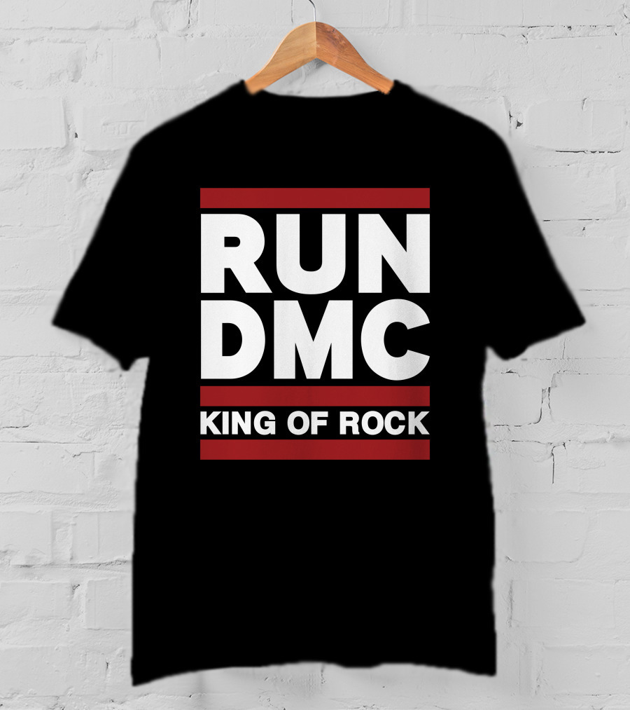 Allinhiphop Run DMC King Of Rock Retro T-Shirt