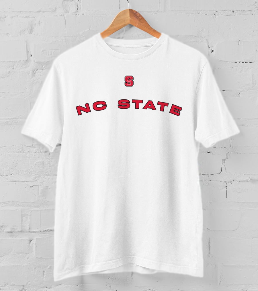 Carolina Conservative2 NC State Wolfpack Logo Red Arch T-Shirt