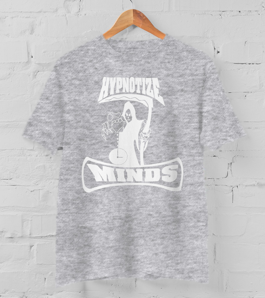 Three 6 Mafia Hypnotize Minds Grim Reaper Clock T-Shirt