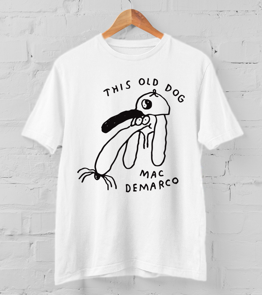 This Old Dog Mac Demarco Drawing T-Shirt