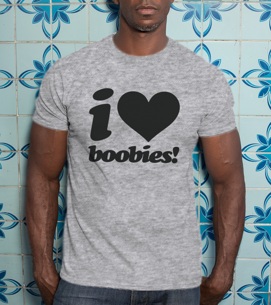 Rash I Love Boobies I Heart Boobies T-Shirt