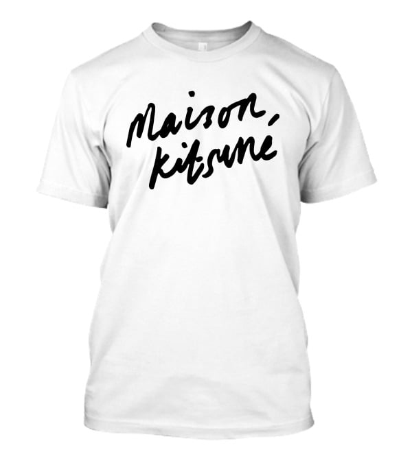 Maison Kitsune Handwritten T-Shirt