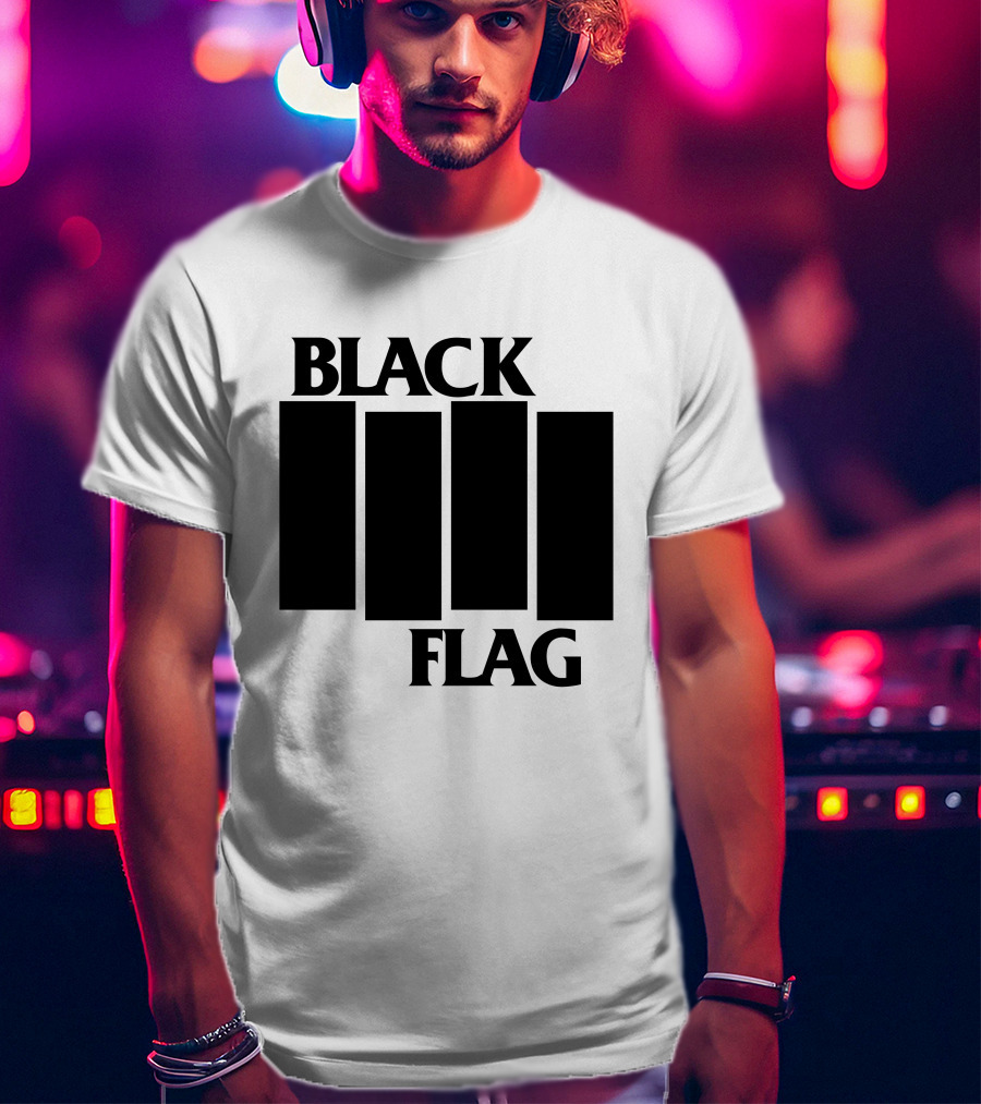 Bad Boy Chef John Goodman Black Flag T-Shirt