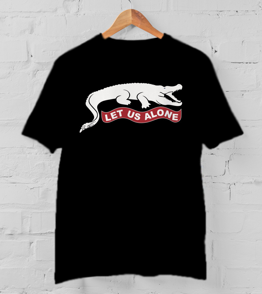 Ron DeSantis Let Us Alone Crocodile Emblem T-Shirt