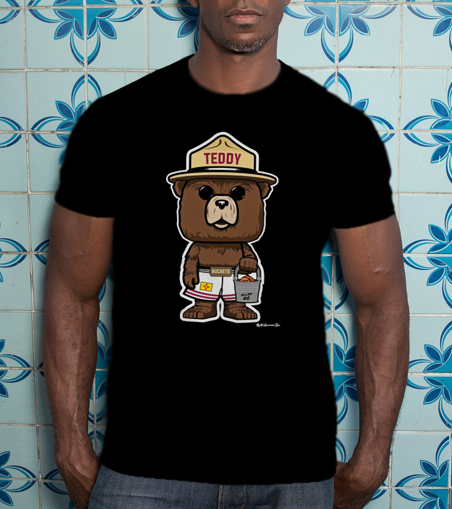Brian Cox Teddy Buckets Allen Sports Accessories Las Cruces Aggie T-Shirt