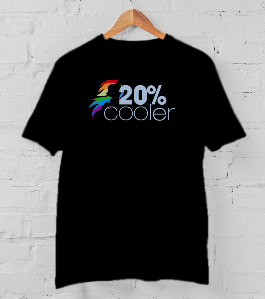 Bilbo Swaggins My Little Pony Rainbow Dash 20% Cooler T-Shirt