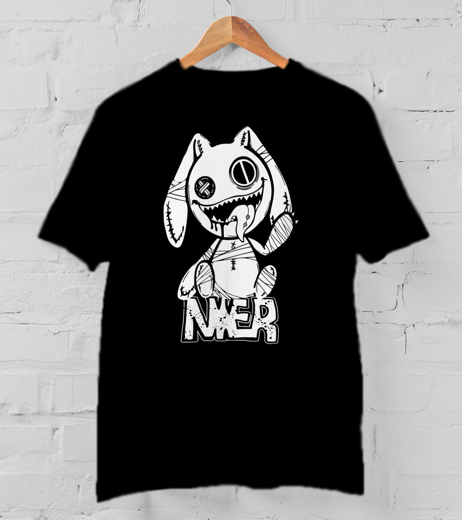Nier Automata Scariest Rabbit Graphic Nier Tokyo Shop T-Shirt