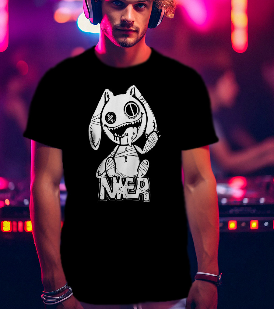 Nier Automata Scariest Rabbit Graphic Nier Tokyo Shop T-Shirt
