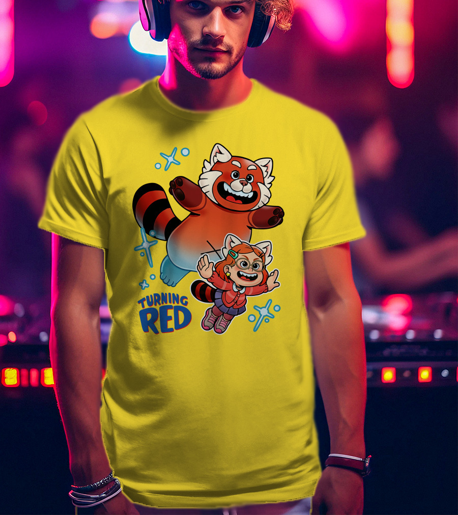 Turning Red Mario Bros 3 Redz The Artist T-Shirt