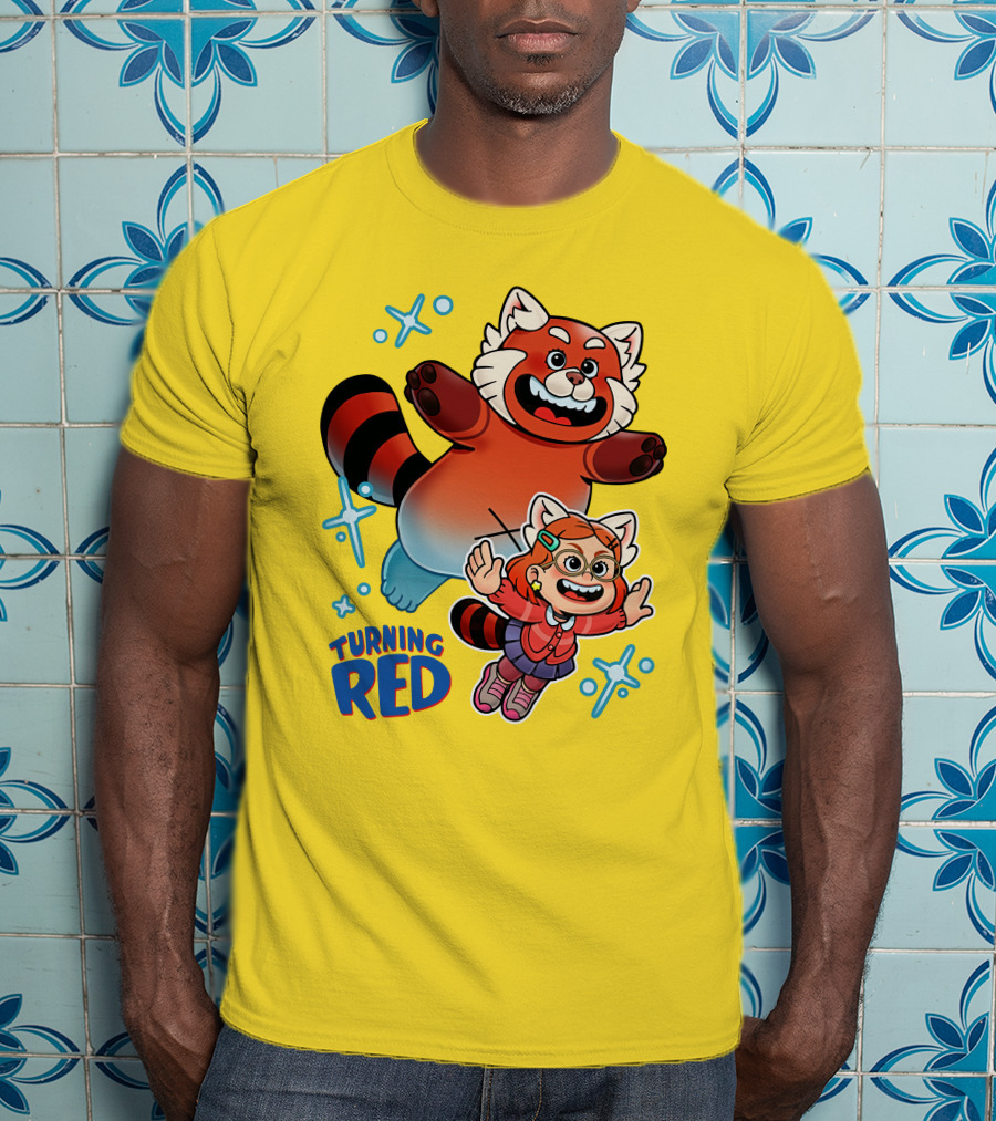 Turning Red Mario Bros 3 Redz The Artist T-Shirt