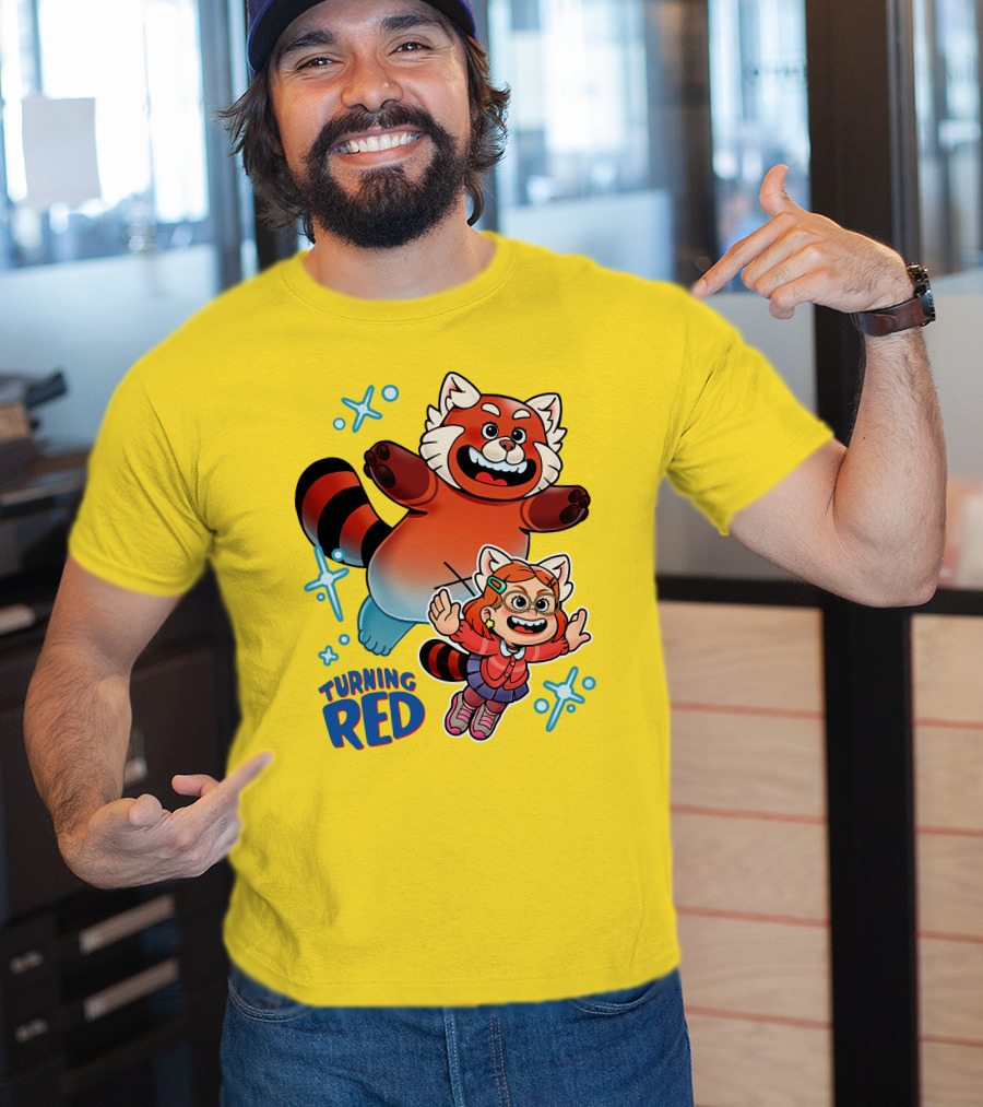 Turning Red Mario Bros 3 Redz The Artist T-Shirt