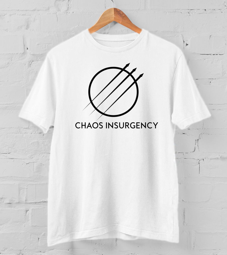 Kirawolfyt Chaos Insurgency Symbol Arrows And Circle T-Shirt