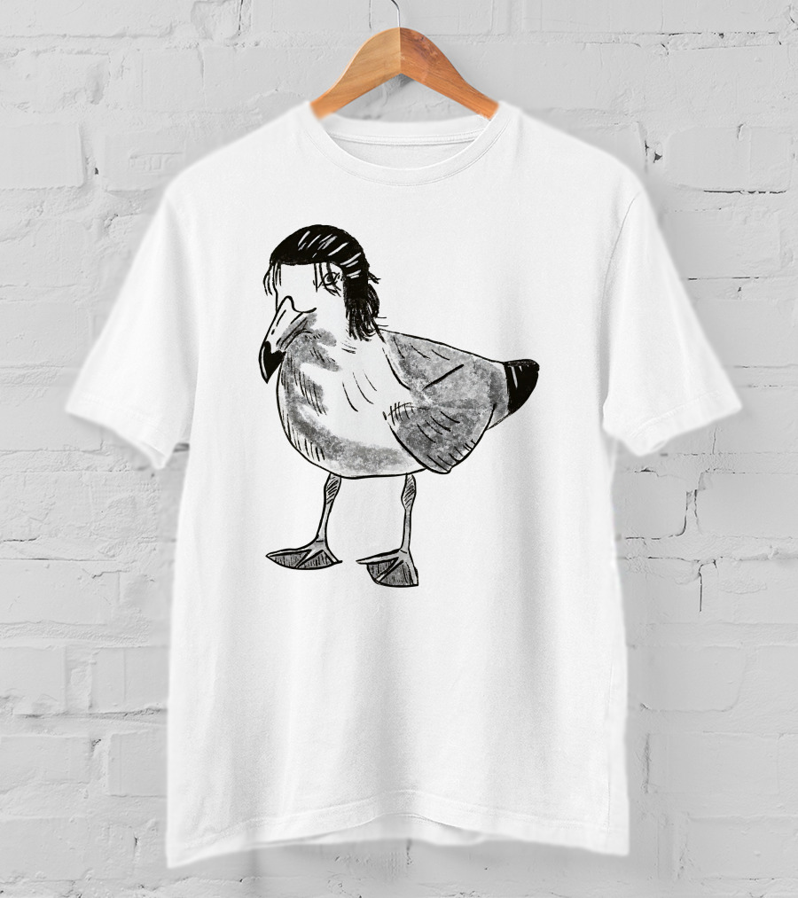 Eren Yeager Seagull Toast Guy Bird Anime Meme T-Shirt