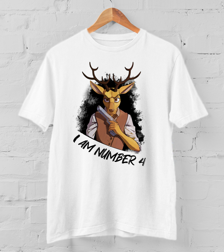I Am Number 4 Deer Beastars Louis Luisthefoxxo T-Shirt