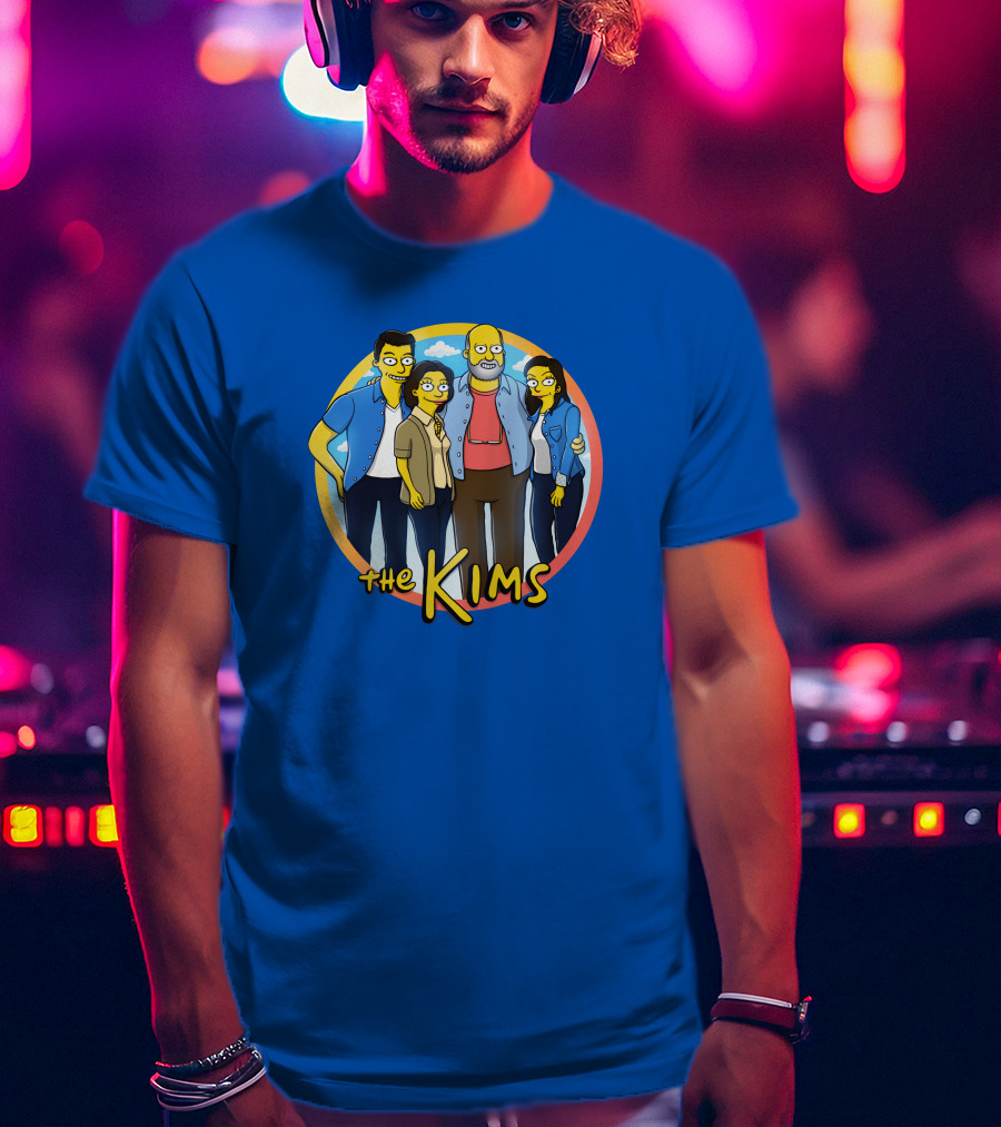 The Kims Simpsonized Parody Of Kim's Convenience Family T-Shirt