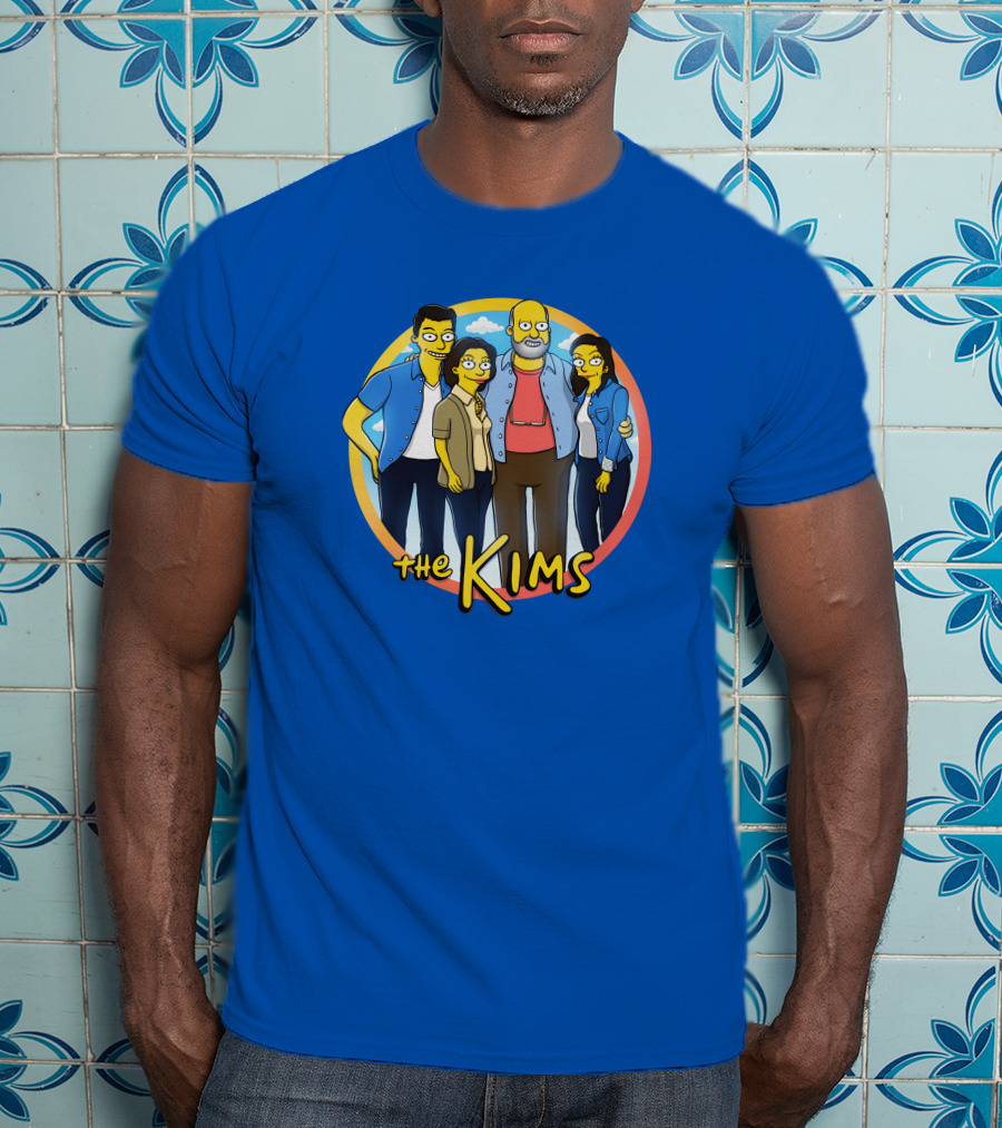 The Kims Simpsonized Parody Of Kim's Convenience Family T-Shirt