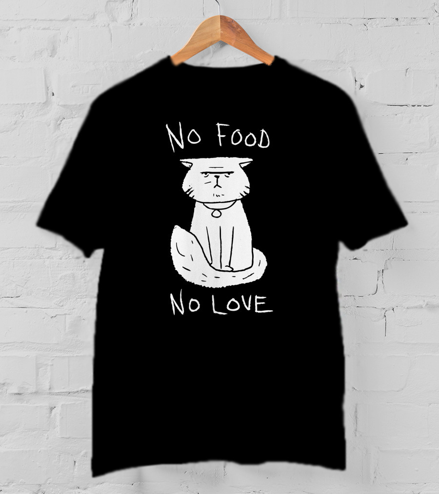 DeadByDayLightShop Meg's Cat No Food No Love T-Shirt