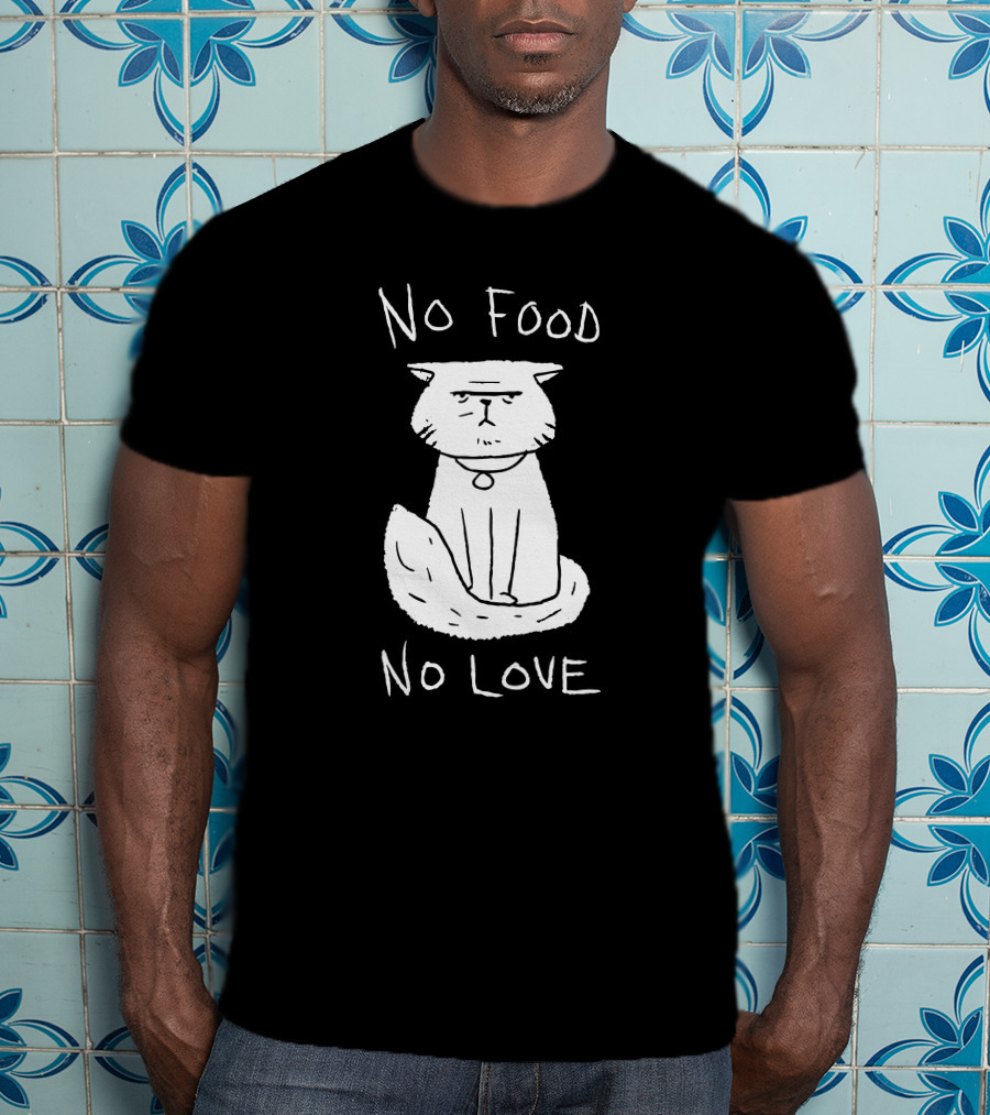 DeadByDayLightShop Meg's Cat No Food No Love T-Shirt