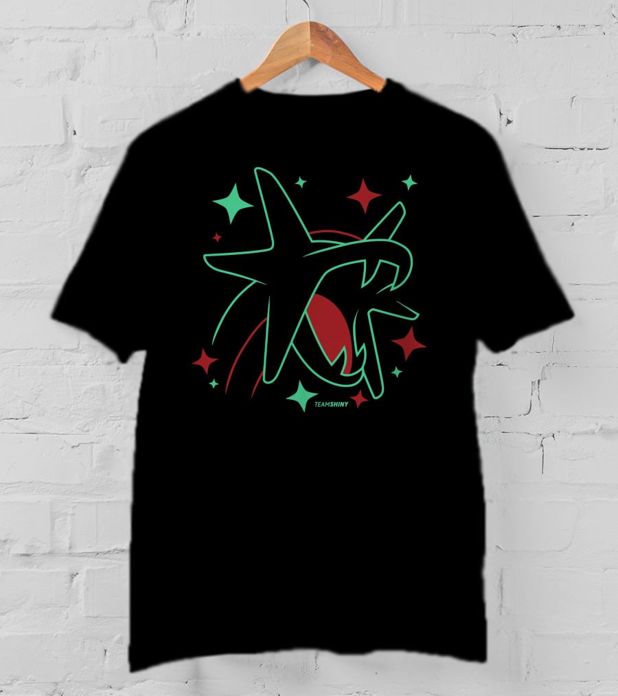 Adrive Merchland Team Shiny 373 Starry Neon Rayquaza T-Shirt