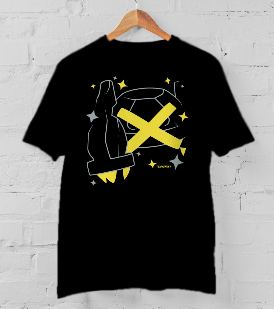 Adrive Merchland Team Shiny 376 Yellow X And Star T-Shirt