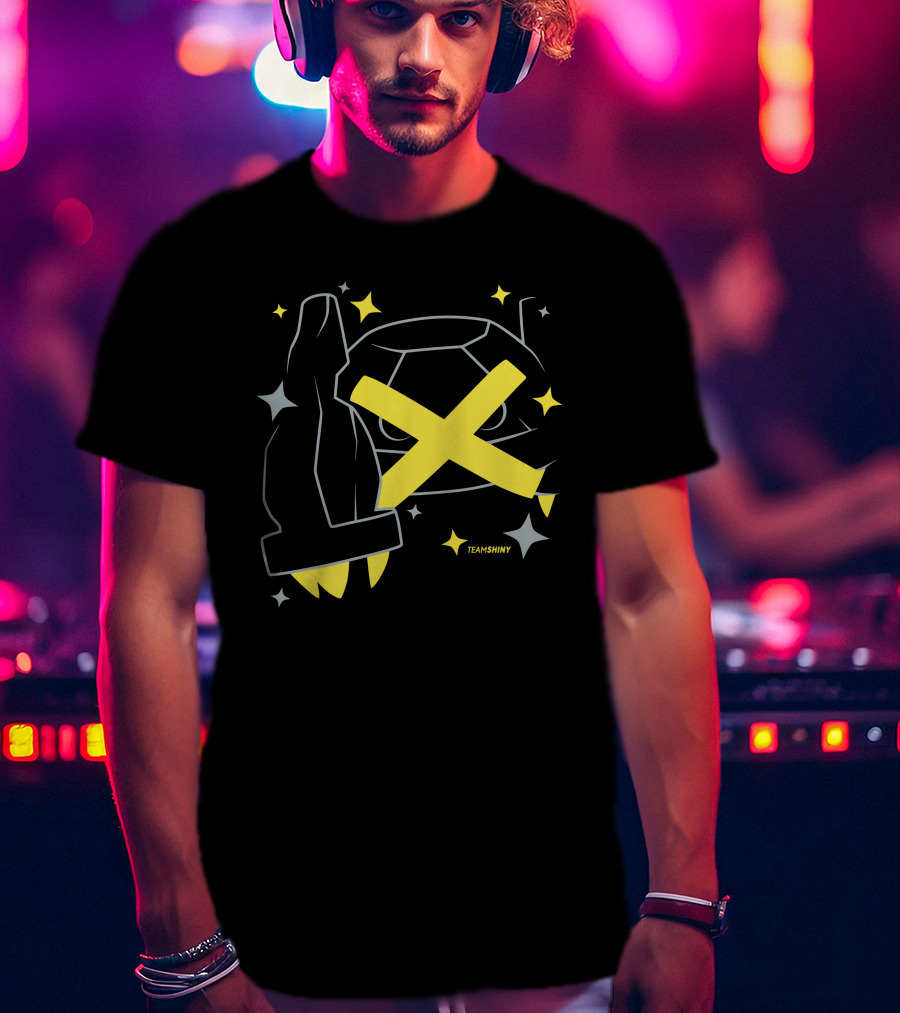 Adrive Merchland Team Shiny 376 Yellow X And Star T-Shirt