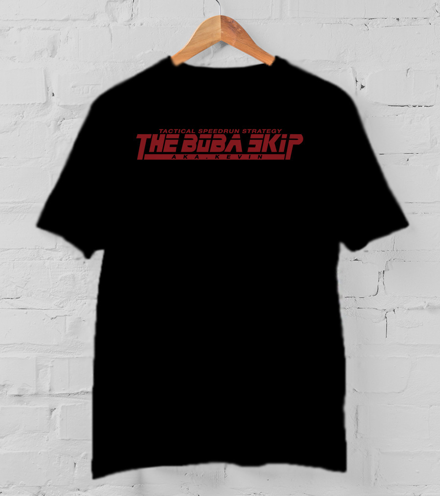 Yogscast Store Tactical Speedrun Strategy The Boba Skip AKA Kevin T-Shirt