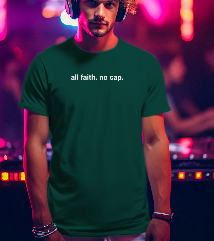 Frankie Luvu Panthers All Faith No Cap T-Shirt