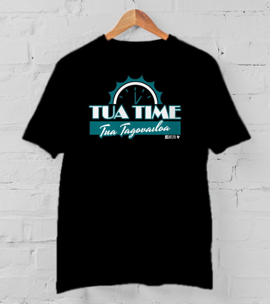 Tua Time Tua Tagovailoa Clock NFLPA T-Shirt