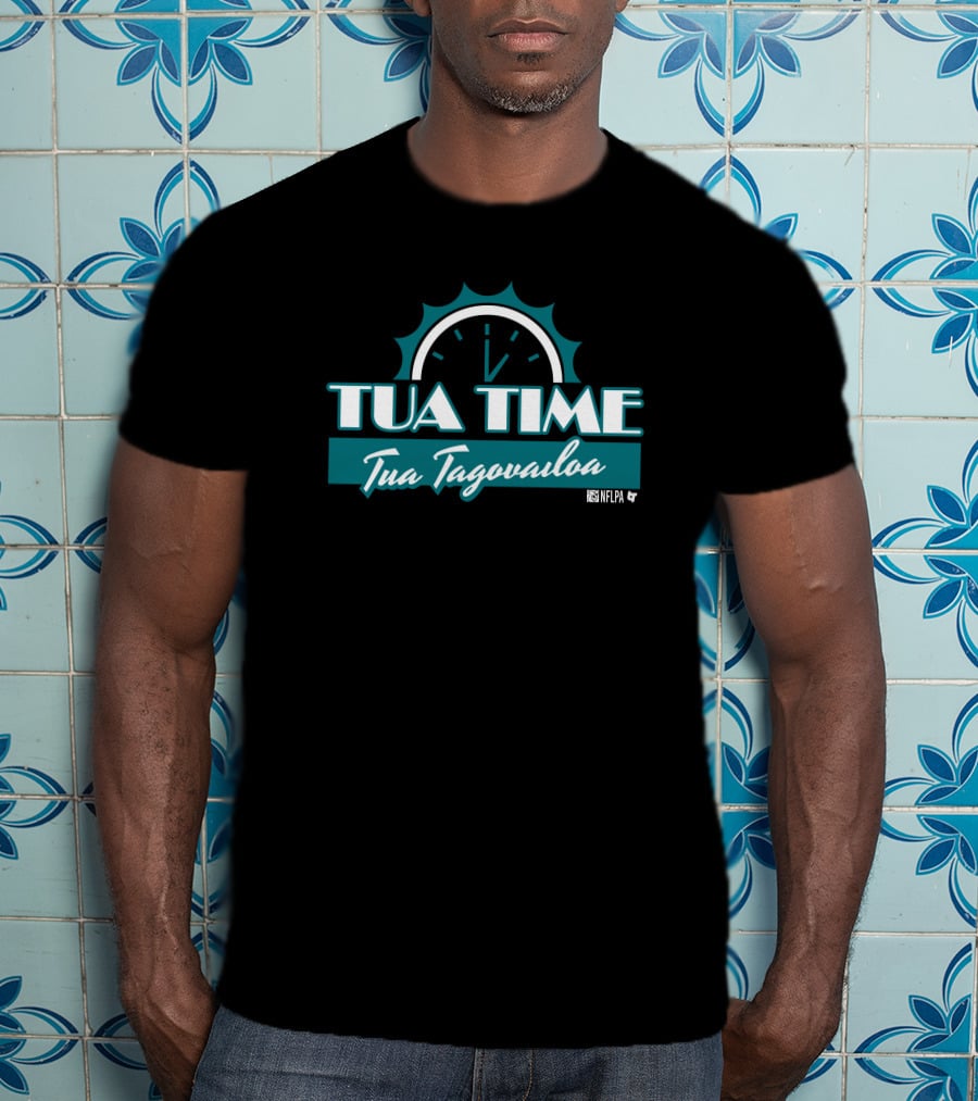 Tua Time Tua Tagovailoa Clock NFLPA T-Shirt