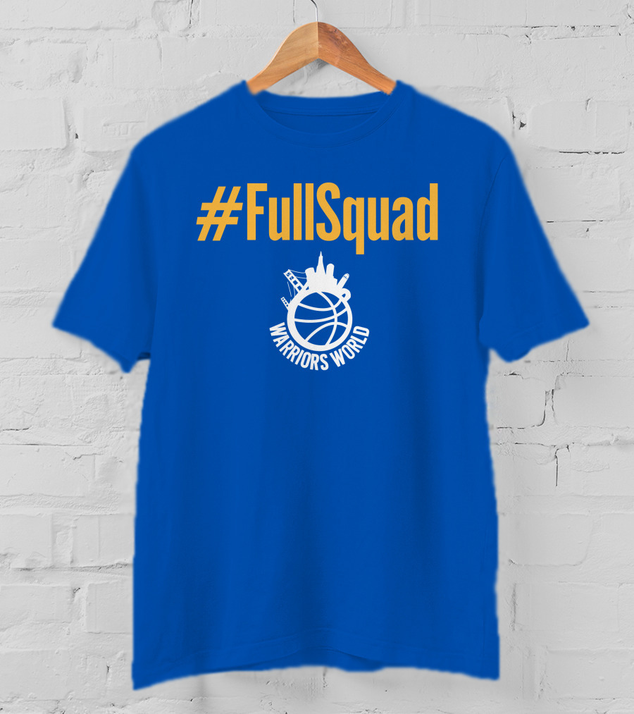 FullSquad Warriors World Basketball Skyline T-Shirt