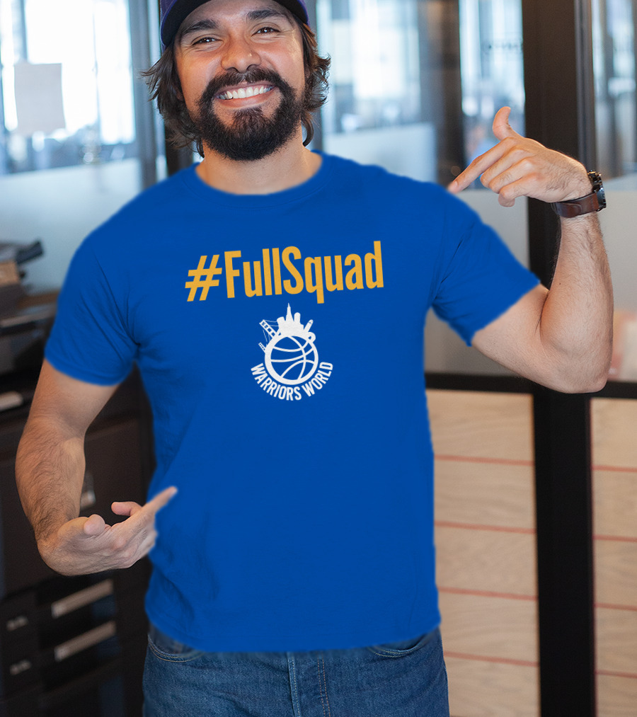FullSquad Warriors World Basketball Skyline T-Shirt