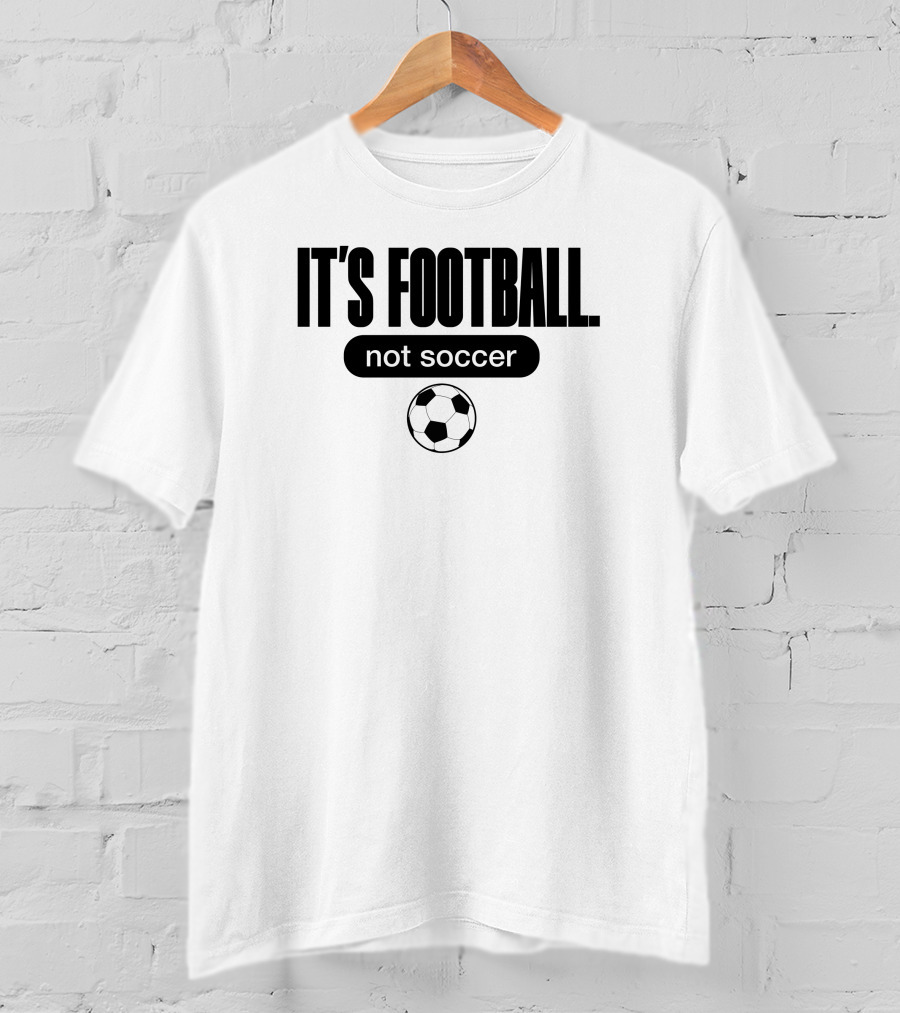 It's Football Not Soccer NBA 2K Uki Soccer Ball T-Shirt