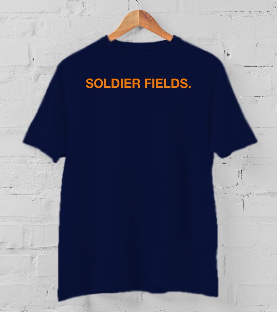 Soldier Fields Football Stadium Chicago Bears Inspiration T-Shirt