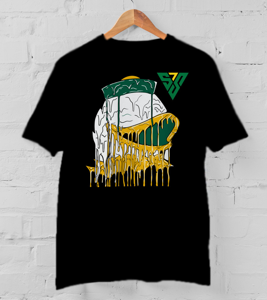Lackavelli Shop Meltdown Drip Cheese Hat Logo 77 T-Shirt