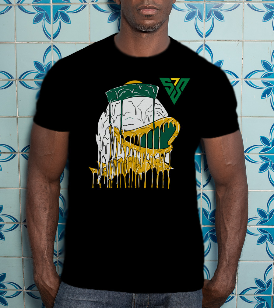 Lackavelli Shop Meltdown Drip Cheese Hat Logo 77 T-Shirt