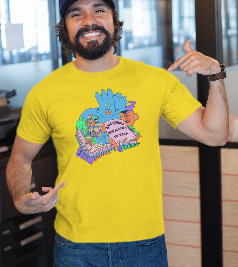 Everyone Has A Story To Tell Hellomerch Dreyfus T-Shirt
