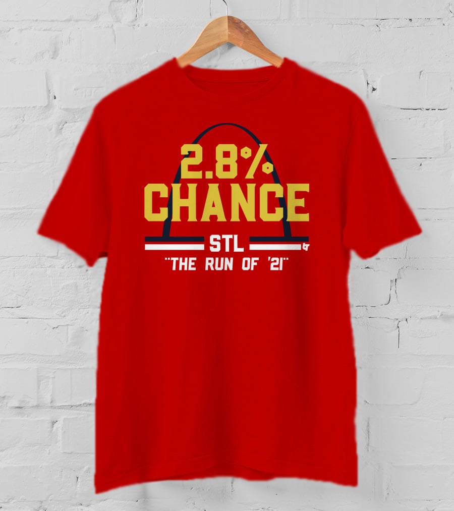 2.8% Chance STL The Run Of '21 T-Shirt