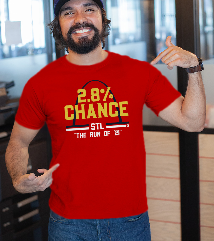 2.8% Chance STL The Run Of '21 T-Shirt