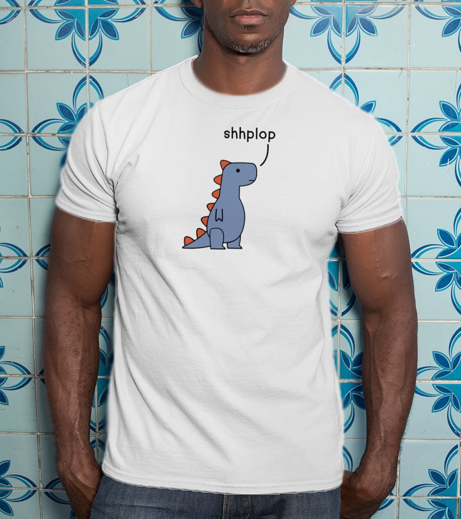 Shhplop Dinosaur Comics Shop Dino T-Shirt
