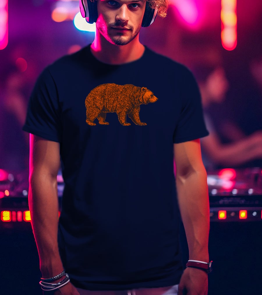 Obvious Hoge Walking Bear BnBears Jahns T-Shirt