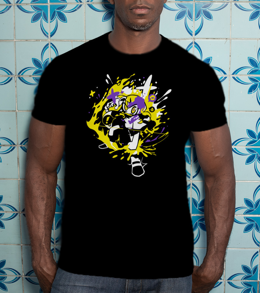 The Yetee Shop Squid 3 Vibrant Supernova Leslie T-Shirt