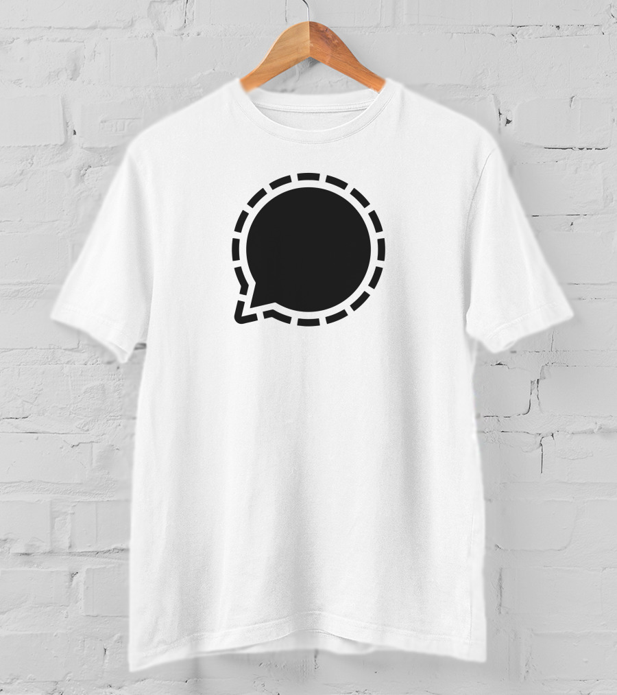 Signal Messenger Logo Bubble Chat T-Shirt