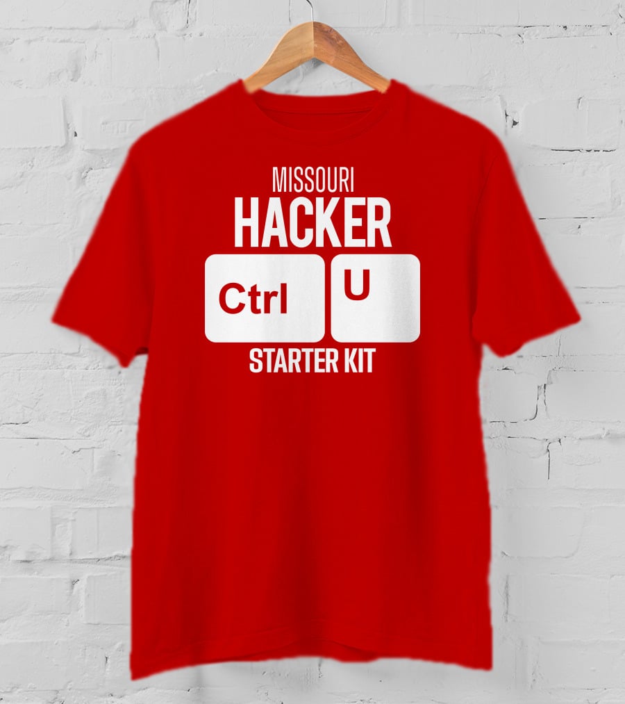 Missouri Hacker Ctrl U Starter Kit T-Shirt