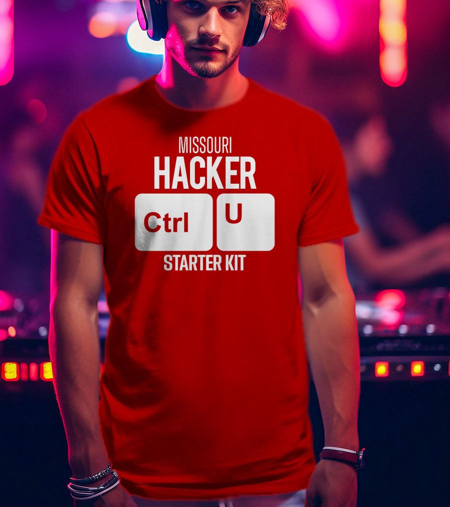 Missouri Hacker Ctrl U Starter Kit T-Shirt