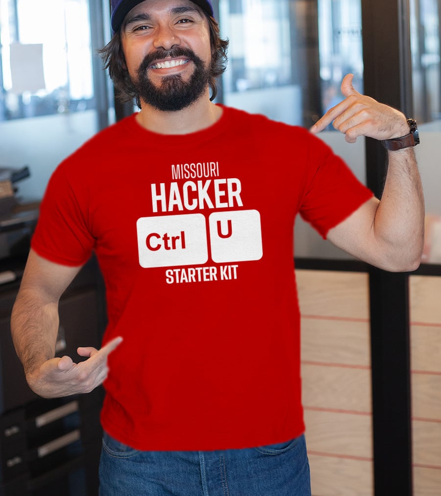 Missouri Hacker Ctrl U Starter Kit T-Shirt
