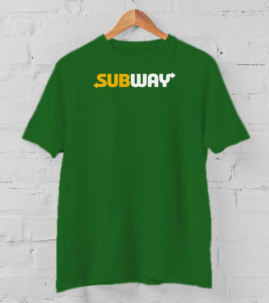 Keefler Subway Logo With Green Background T-Shirt