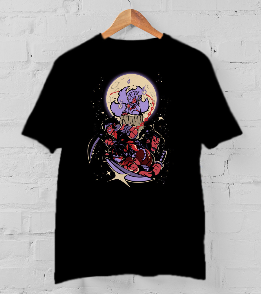 The Yetee Shop Brawlhalla Moonlit Legends Characters Under Full Moon T-Shirt