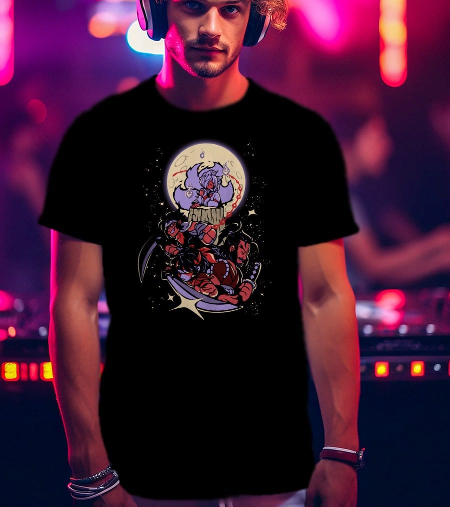 The Yetee Shop Brawlhalla Moonlit Legends Characters Under Full Moon T-Shirt