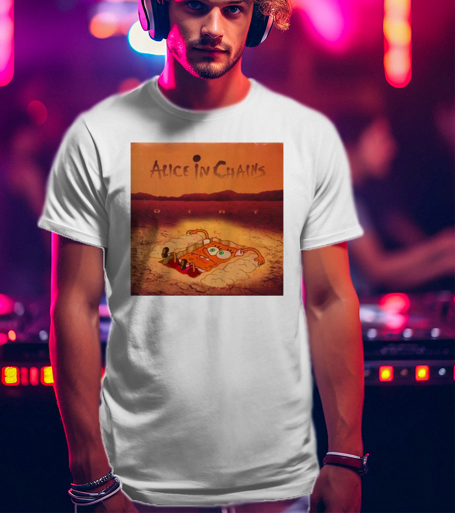 Alice In Chains Dirt Parody SpongeBob SquarePants Mocha Bigwanger12 T-Shirt