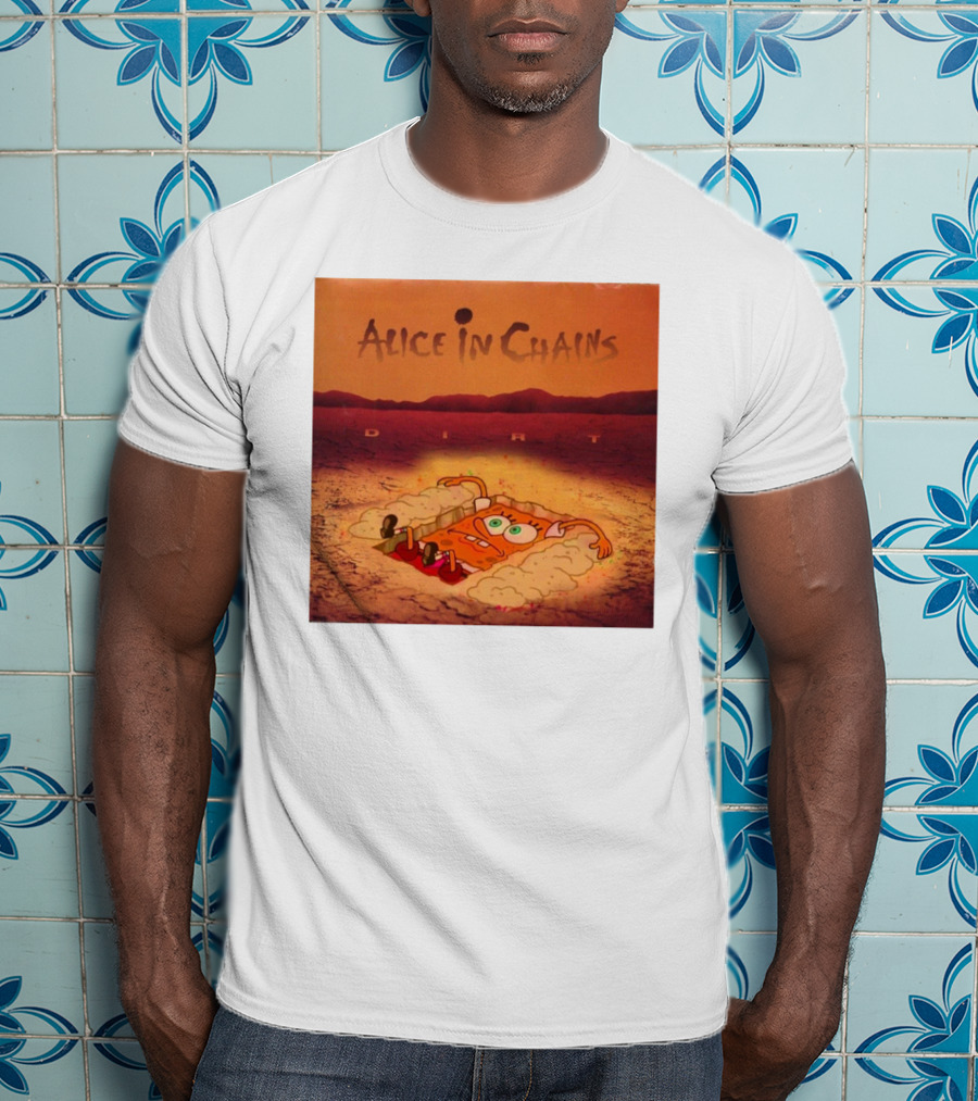 Alice In Chains Dirt Parody SpongeBob SquarePants Mocha Bigwanger12 T-Shirt